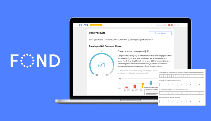 Fond's Engagement Survey Tool