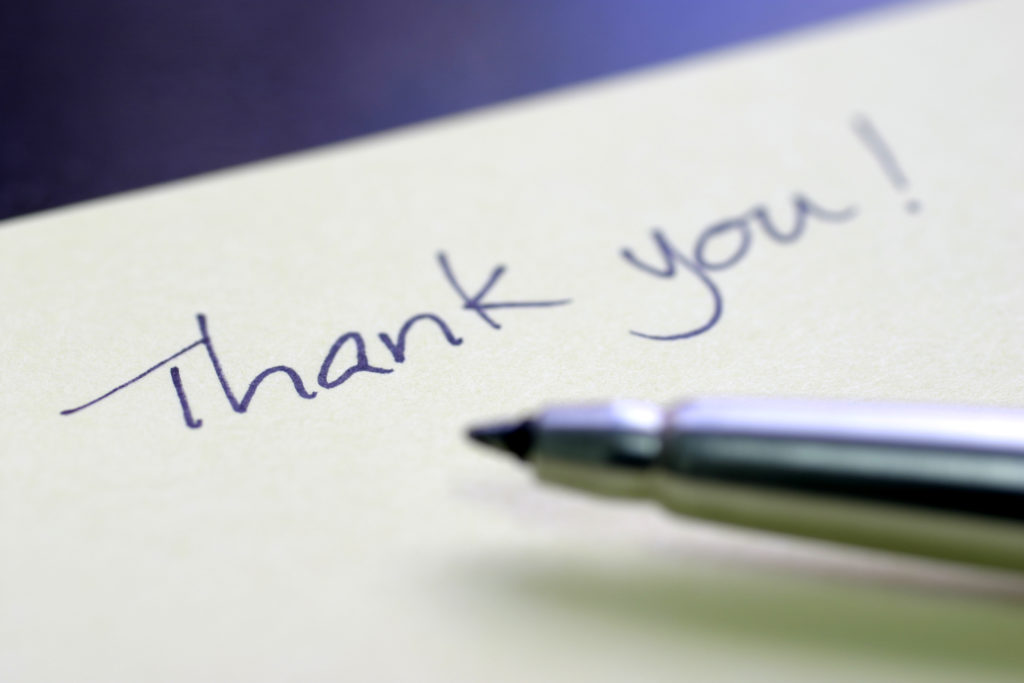 A personalized thank-you note is a meaningful and genuine way to show appreciation for your employees.