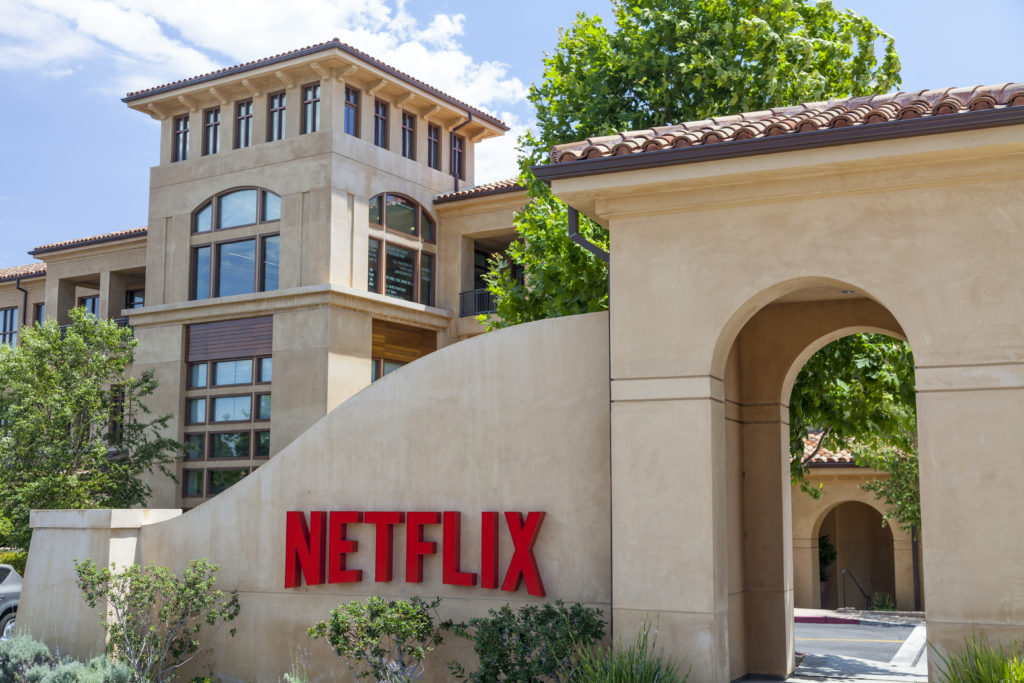 Netflix's headquarters in Palo Alto, CA.