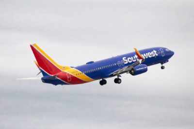 Southwest Airlines departing Birmingham, AL