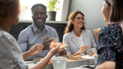 A surprise as simple as pizza for lunch or cookies in the break room can change an employee's entire attitude at work.