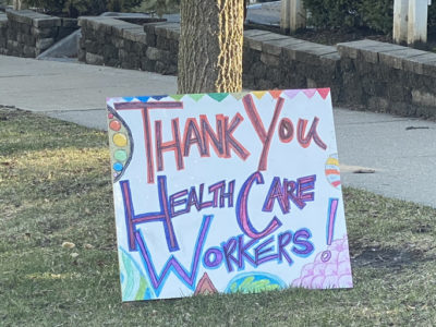 Something as simple as a thank you can go a long way to boosting morale around your hospital during these difficult times.