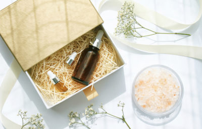 An at-home spa care package is a creative employee appreciation gift that encourages employees to practice self-care.
