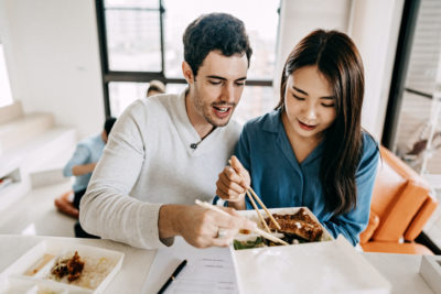 Corporate discounts on takeout not only benefit restaurants suffering during COVID=19, but they provide an extra perk for your employees as well.