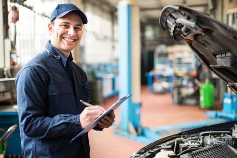 Mechanic at work